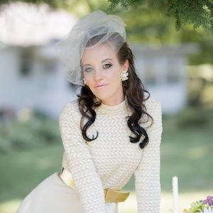 NEW Double Birdcage Bridal Wedding Veil for Bride